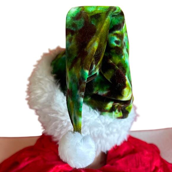 Handcrafted Tie-Dye Santa Hat main image 6